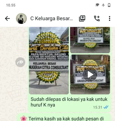Pengiriman Papan Bunga Duka Jalan Hr Rasuna Said