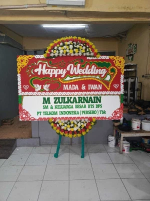 Papan Bunga di Jalan Hr Rasuna Said