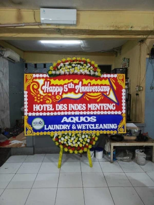 Papan Bunga di Jalan Hr Rasuna Said