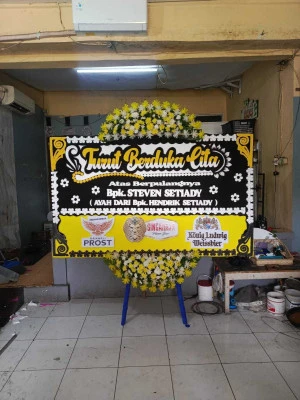Papan Bunga di Jalan Hr Rasuna Said
