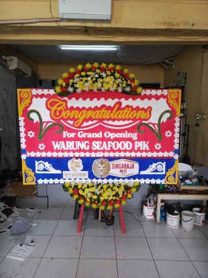 Papan Bunga di Jalan Hr Rasuna Said