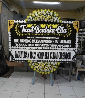 Papan Bunga di Jalan Hr Rasuna Said